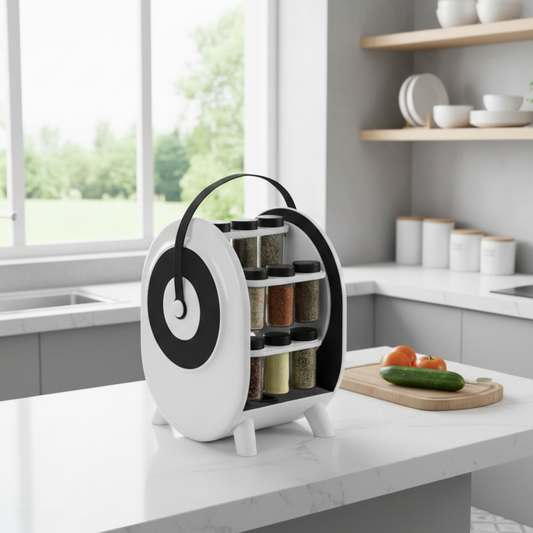 18-Jars Rotating Spice Rack