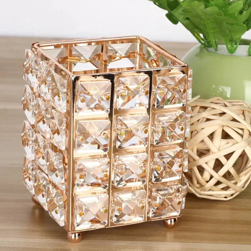 New crystal brush holder