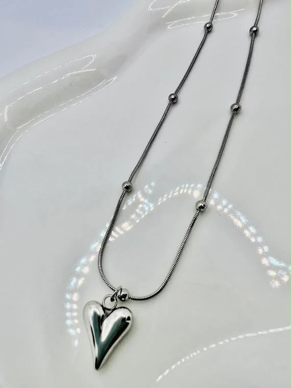 Silver Heart Necklace