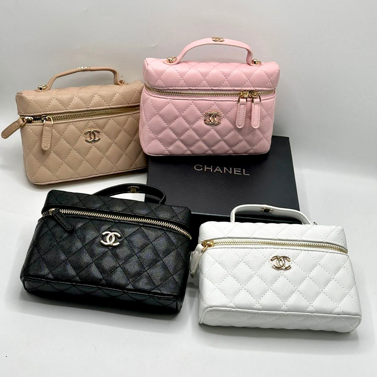 Chanel Quilted Vanity Bag-Box Packing