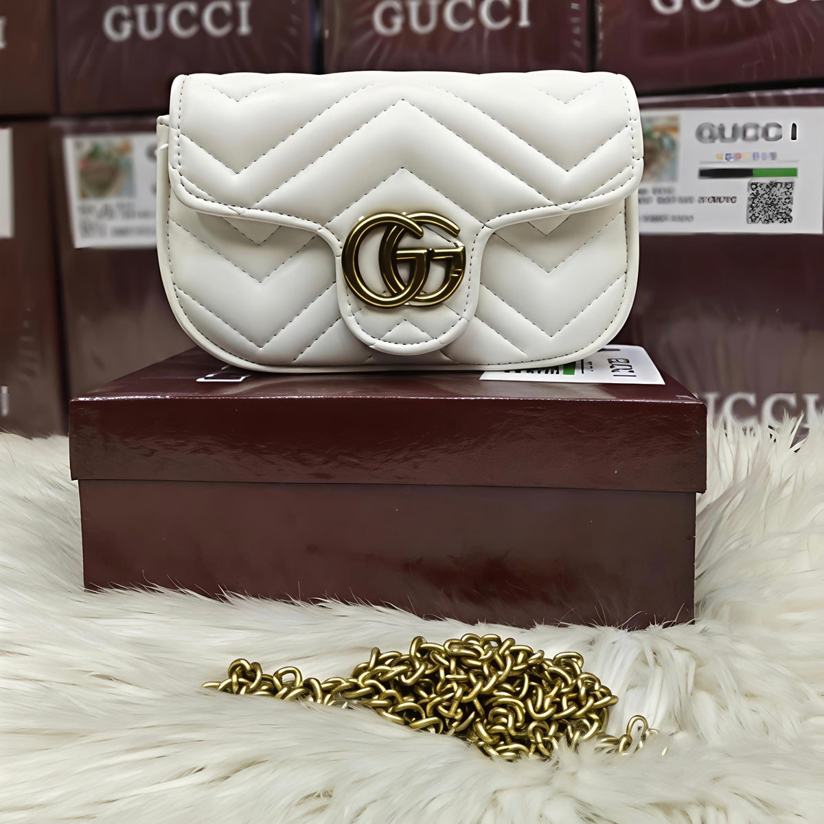 Gucci Mini Marmont Crossbody- Box Packing