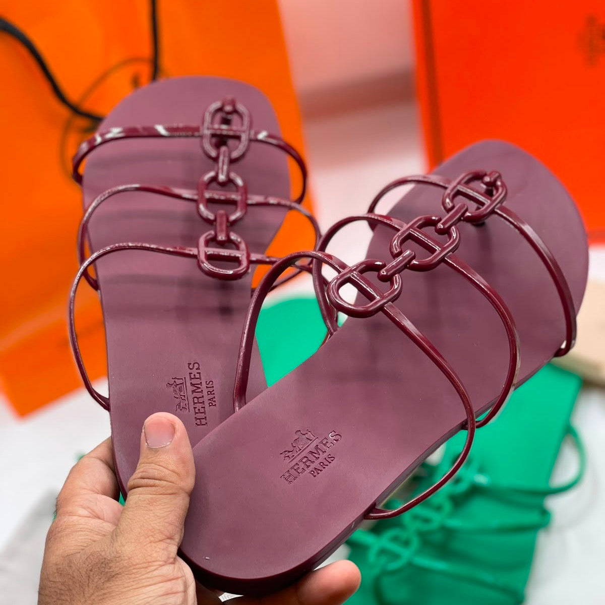 Hermes Mykonos sandal-Box Packaging