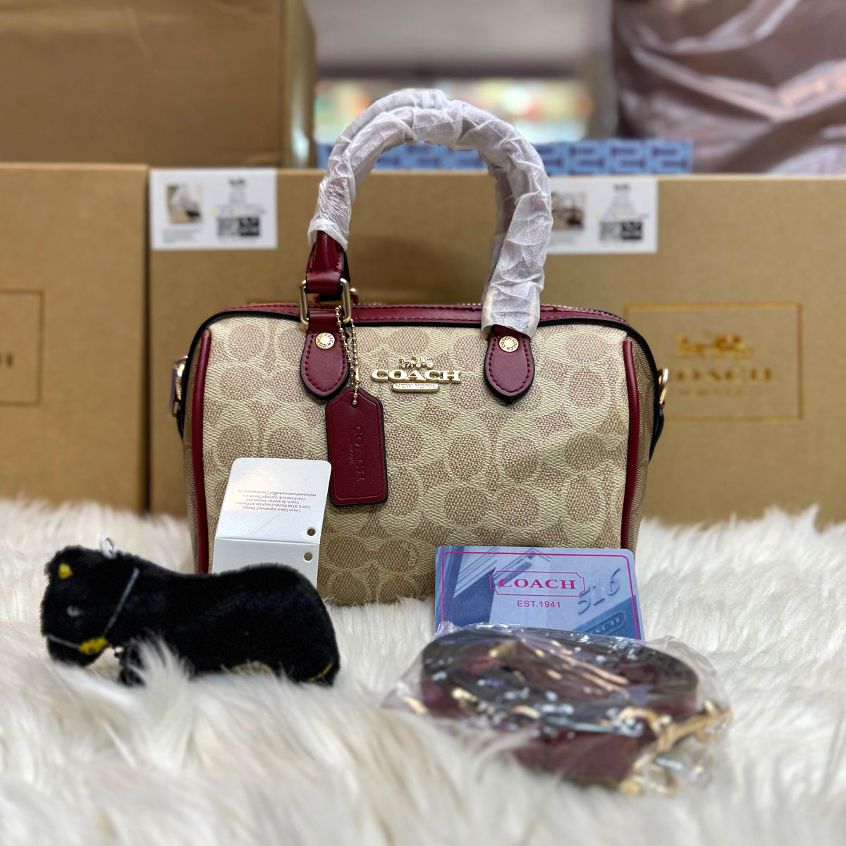 Coach Mini Rowan Crossbody Duffle Bag Master