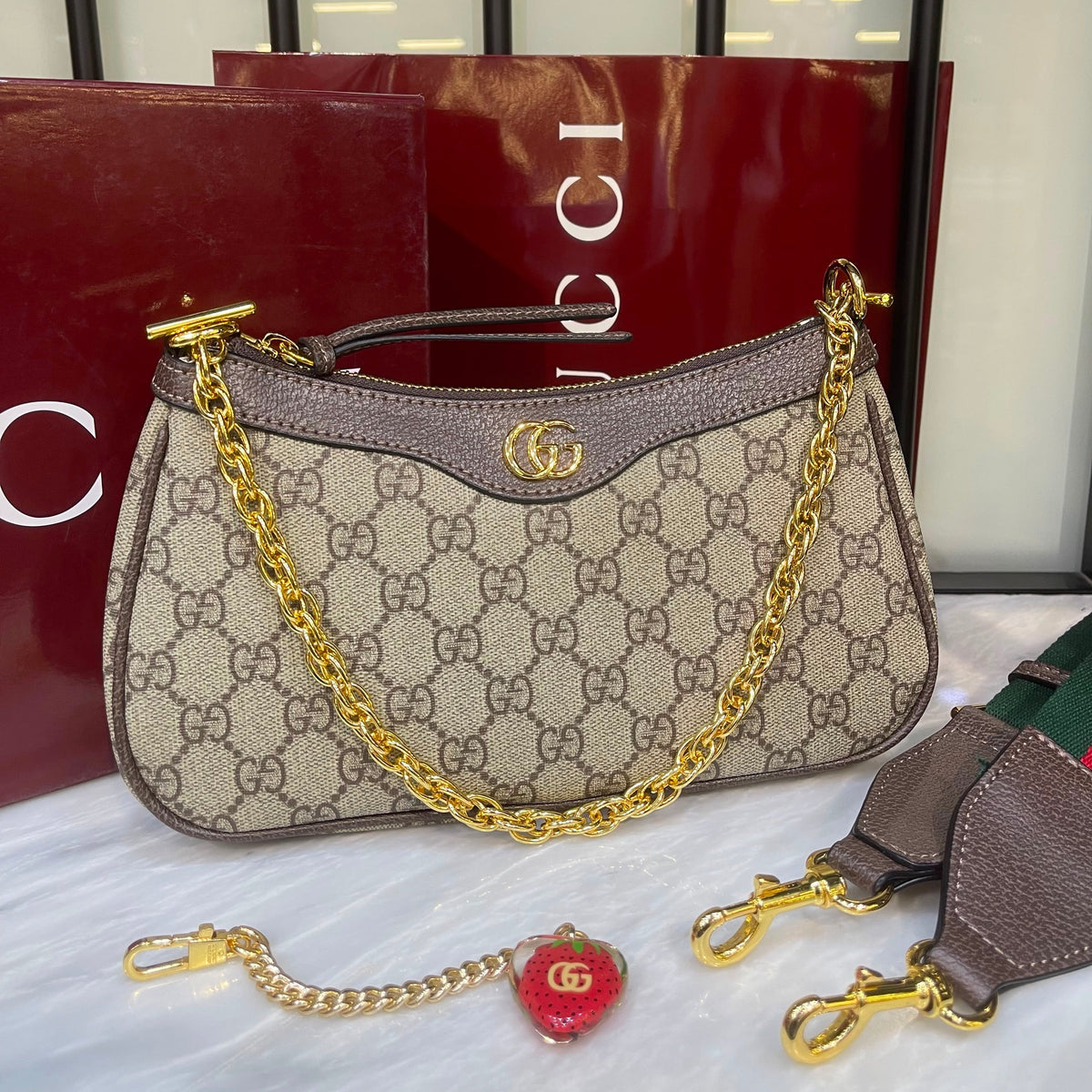 Gucci Ophidia Small Shoulder Bag-Box Packaging
