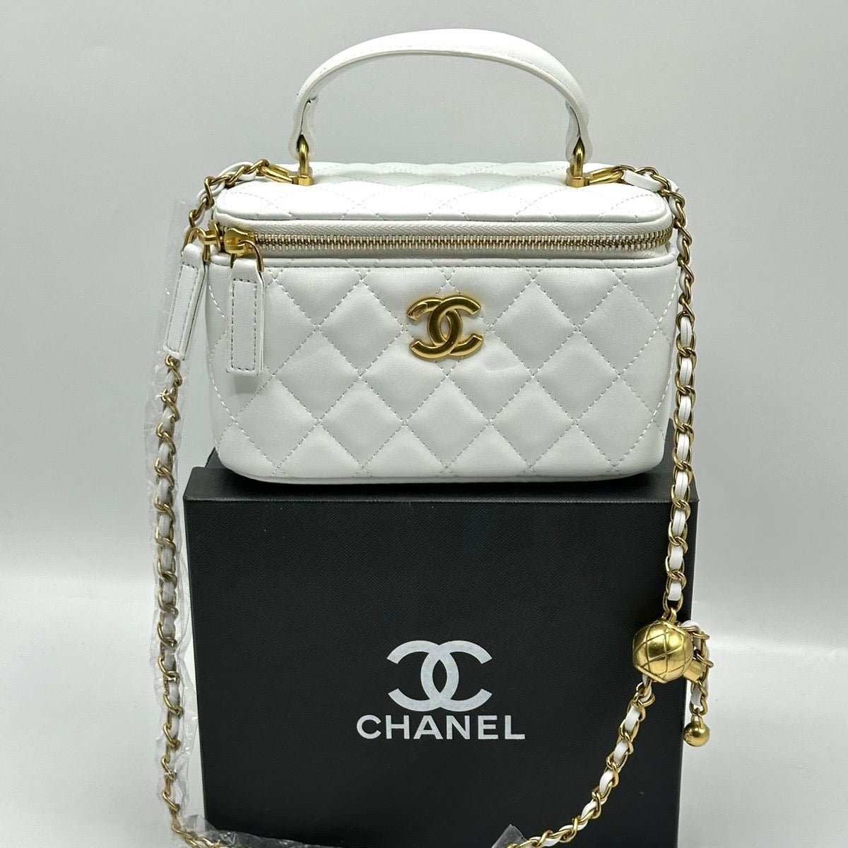 Chanel Quilted Vanity Bag- Box Packaging