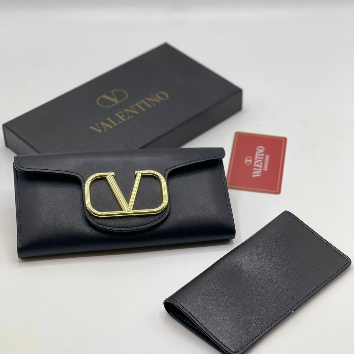 Valentino Folder Wallet with Card Holder-Box Packing