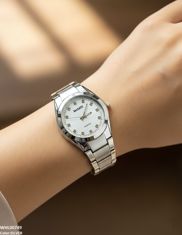 WHL00749 IWA Round Stone Dial Women's Watch - WHL