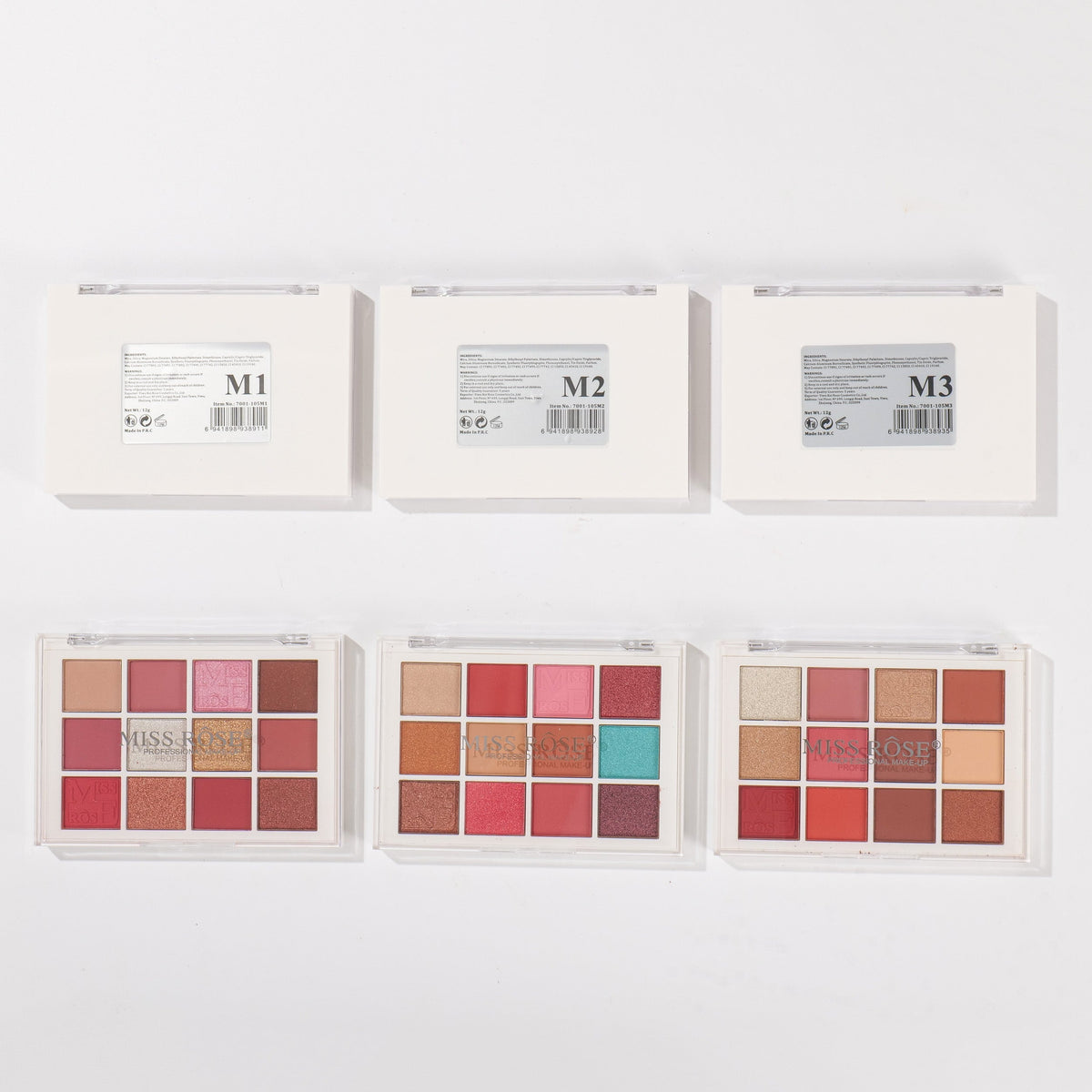 Miss Rose 12 Color Eyeshadow Palette