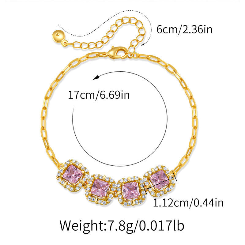 RosŽ Royale Crystal Bracelet