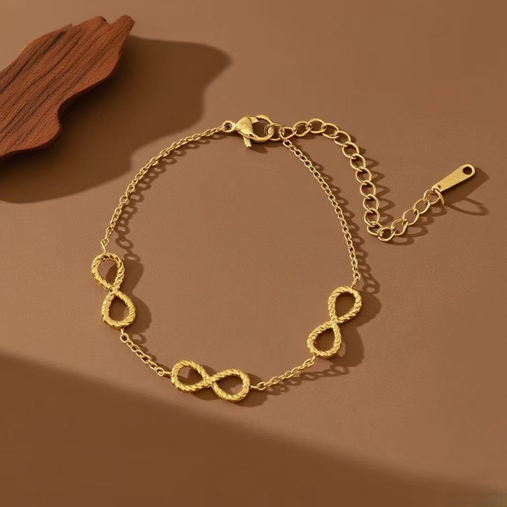 Infinity Rope Link Chain Bracelet