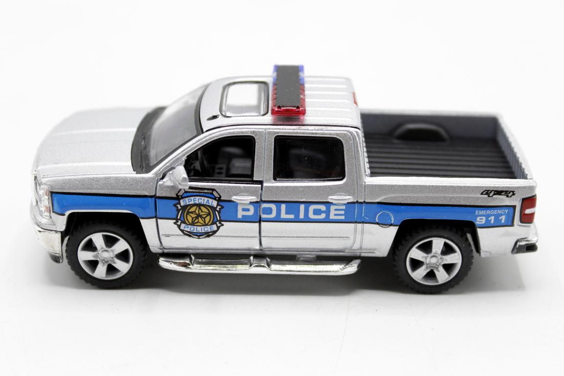 Kinsmart Police TruckK 2014 Chevrolet Silverado Diecast Model