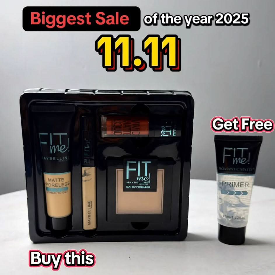 Buy Fit Me Pack of 4 in 1 & Get Fit Me Primer Free