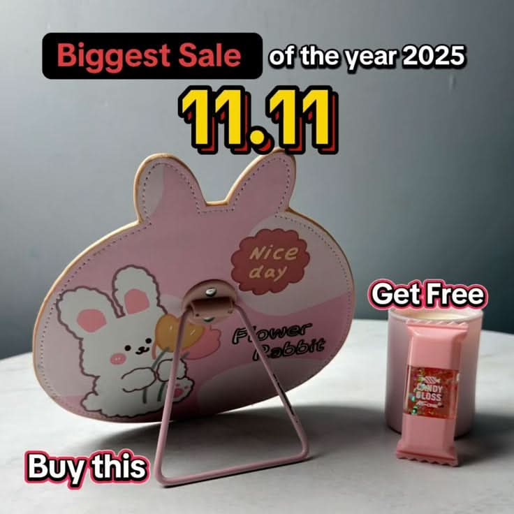 Makeup Mirror + FREE Candy Gloss