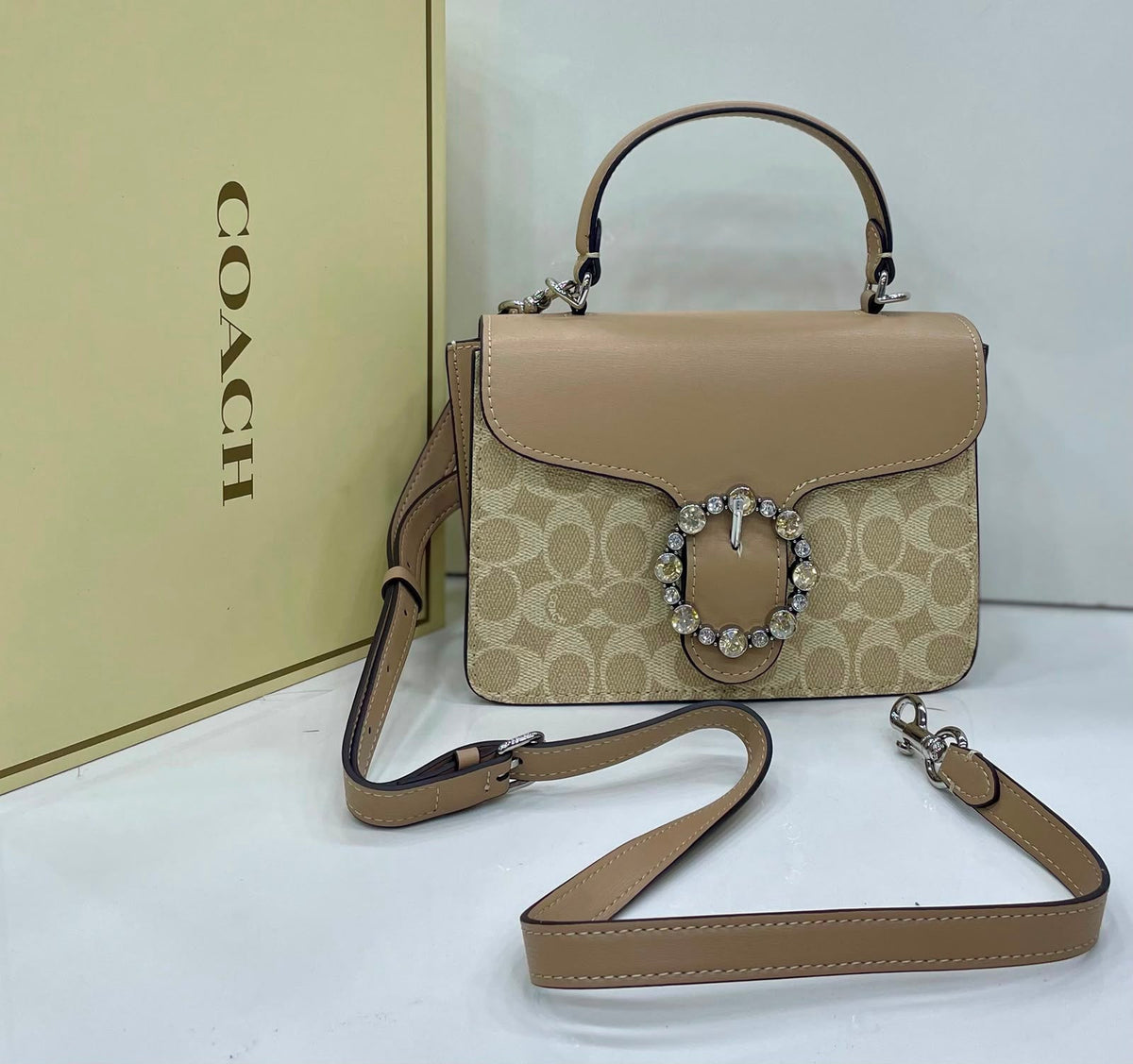Coach Courtney Top Handle Bag- Box Packing