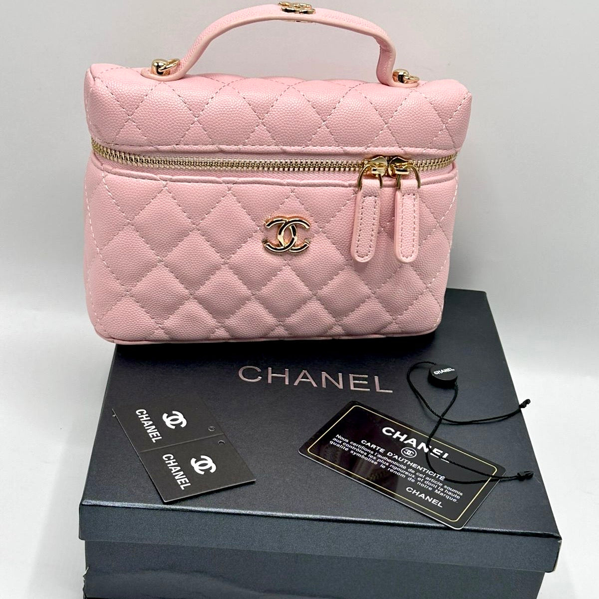 Chanel Quilted Vanity Bag-Box Packing