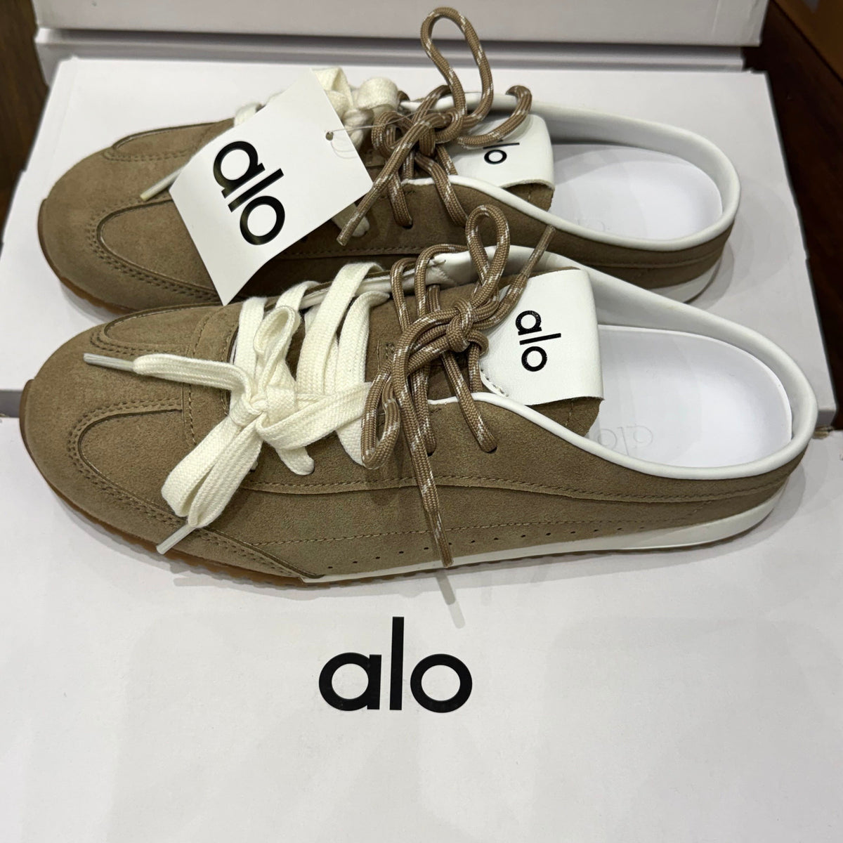 ALO Sunset Sneaker Mule- Box Packing