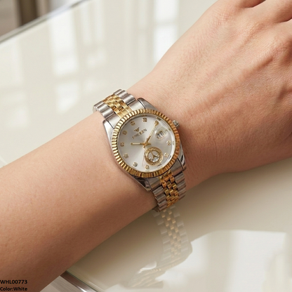 WHL00773  HWR Fashionable Round Dial Women's Watch - WHL