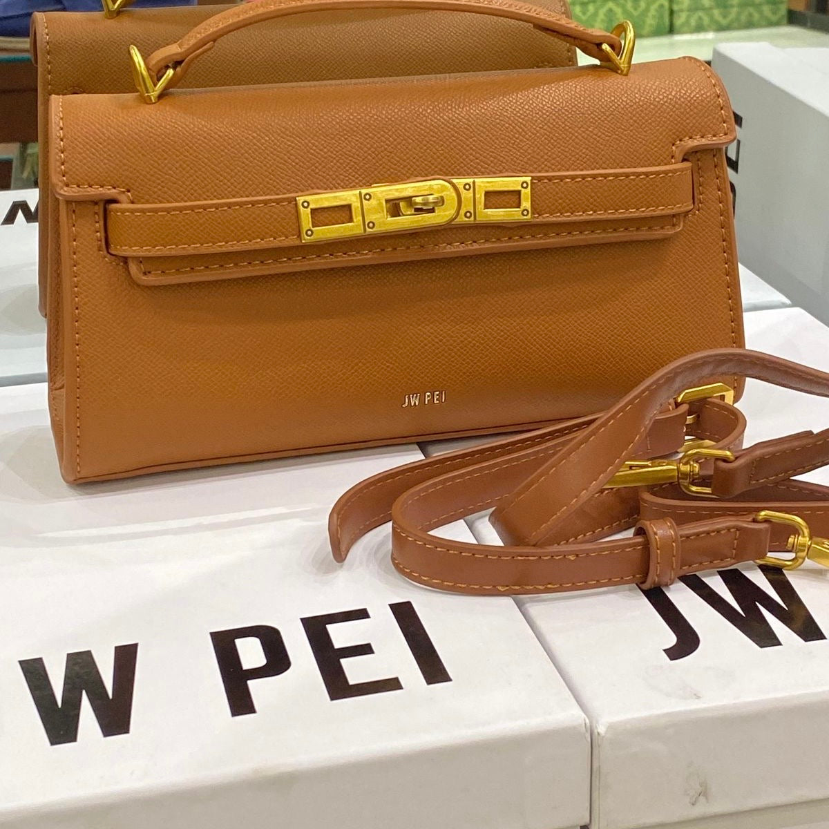 JW PEI Noor Top Handle Bag-Box Packaging