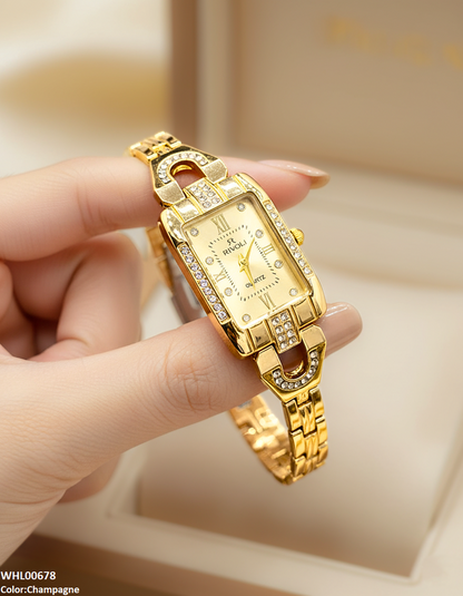 WHL00678 ZWA Rectangle Dial Women's Watch - WHL