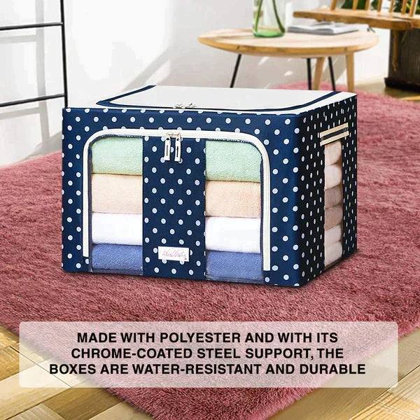 Large Size Storage Organizers with Metal Supports Pack of two (Imported)