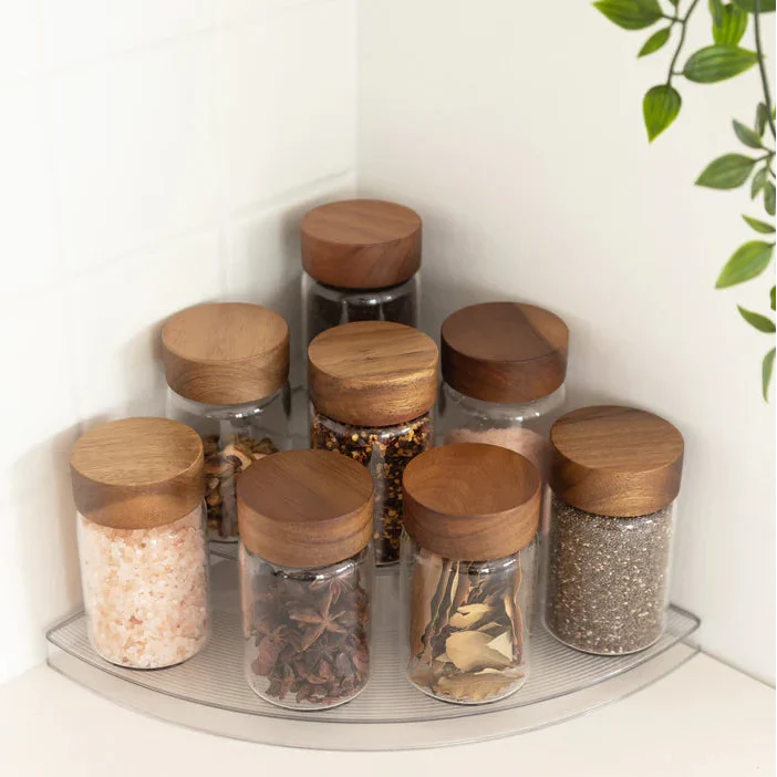 Crystal 3-Tier Multi-Purpose Acrylic Corner Tray