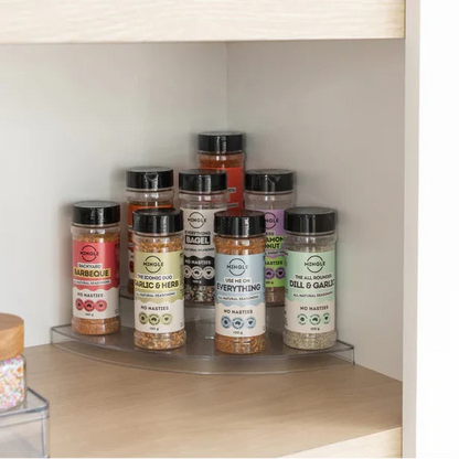 Crystal 3-Tier Multi-Purpose Acrylic Corner Tray