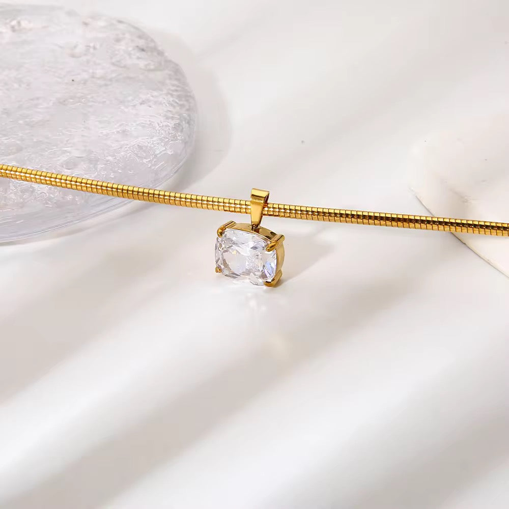Aurora Crystal Collar Necklace