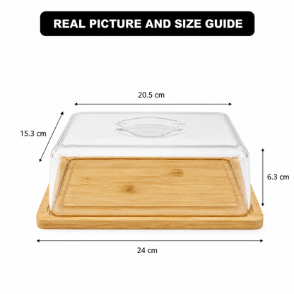 Luxe Cake Server with Acrylic Cover