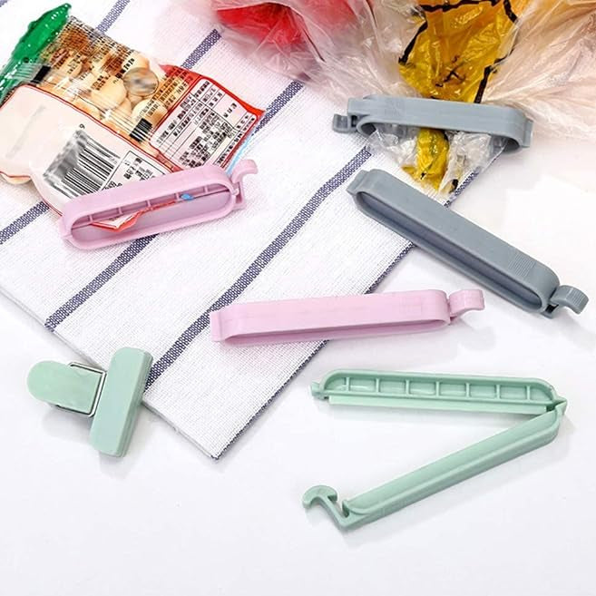 8-Pcs Food Bag Clips Set