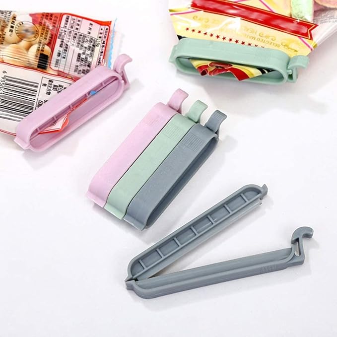 8-Pcs Food Bag Clips Set