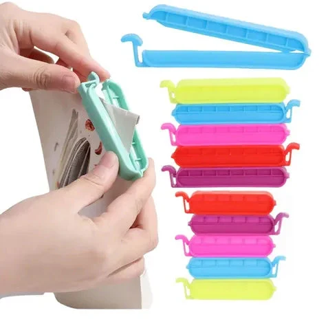 8-Pcs Food Bag Clips Set