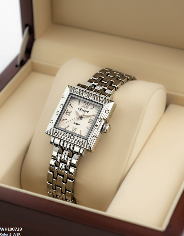 WHL00729 HWR Square Dial Women's Watch - WHL
