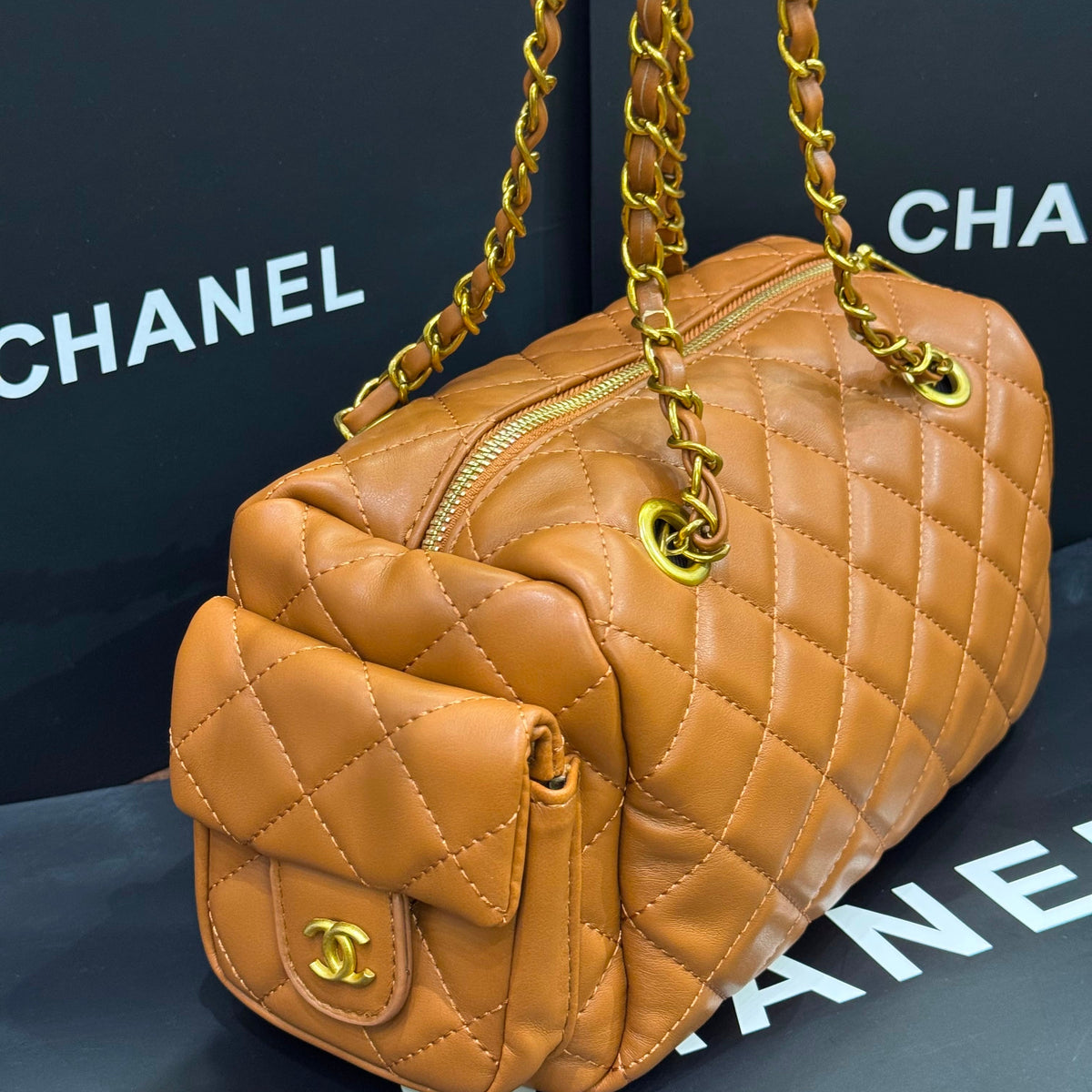 Chanel Preppy Coco Bowling Bag-Box Packaging