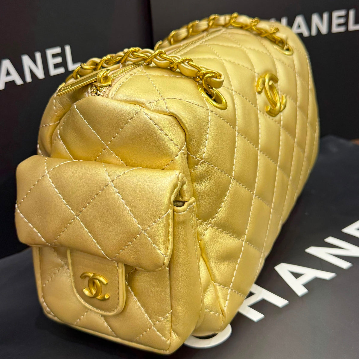 Chanel Preppy Coco Bowling Bag-Box Packaging