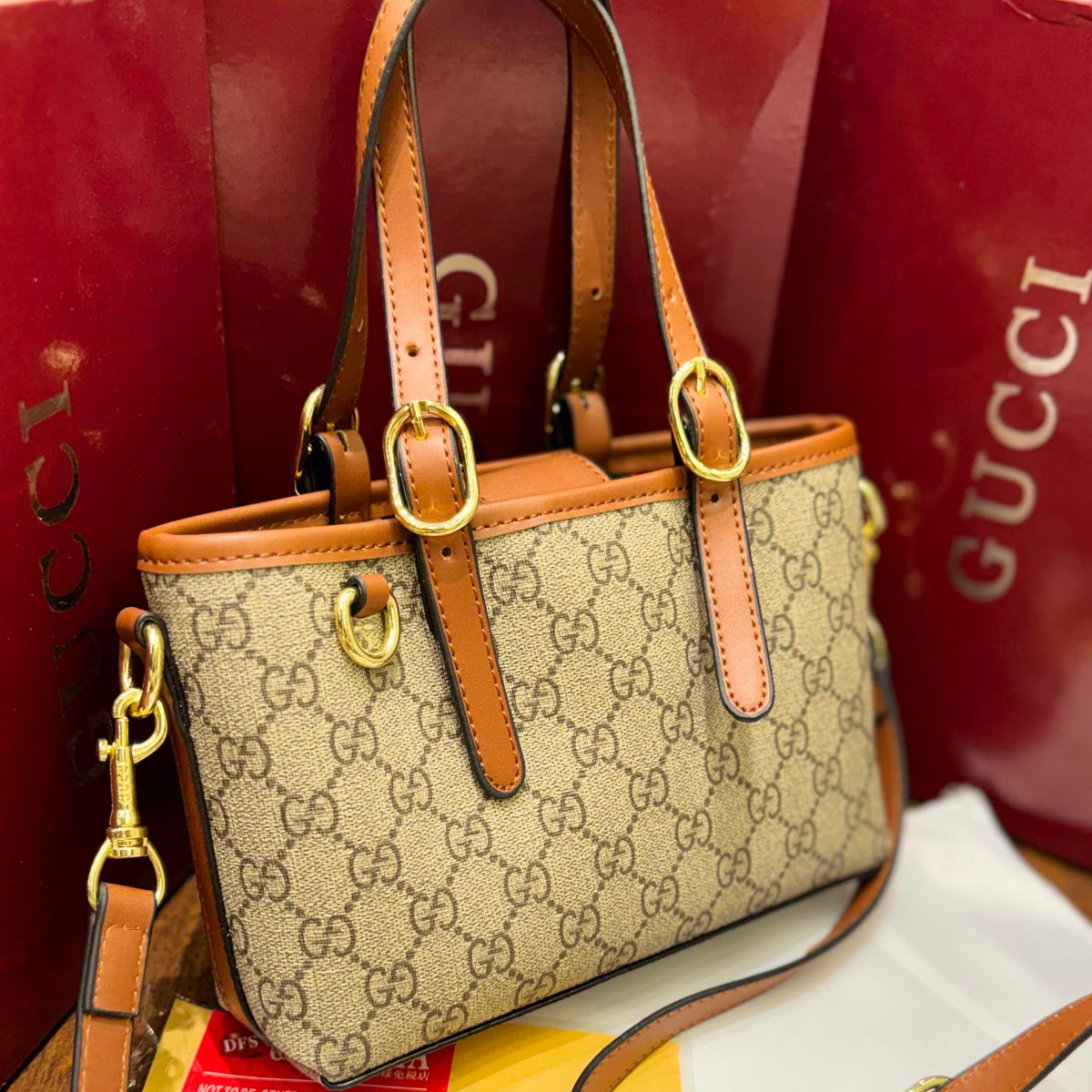 Gucci Emblem Mini Bag- Box Packing