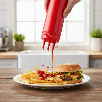 Triple Nozzle Sauce Squeeze Bottle 450ml