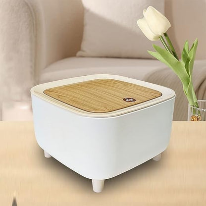 Mini Desktop Trash Can with Push Lid