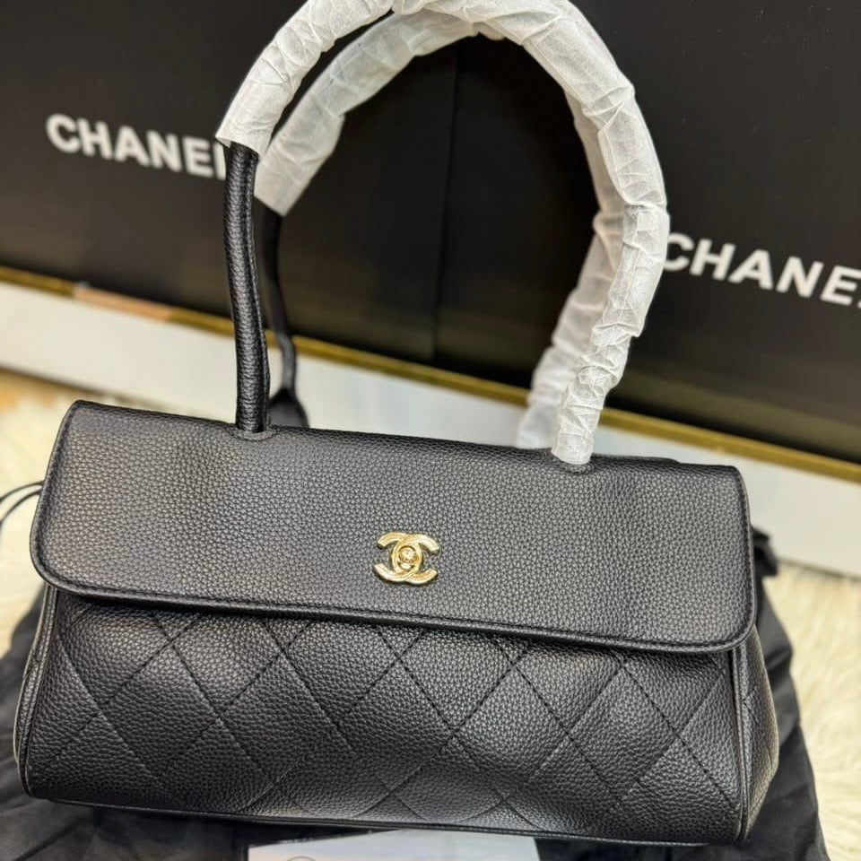 Chanel Grained Calfskin-Paper Bag