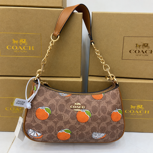 Coach Teri Shoulder Bag in Canvas  (Master)-Box Packing