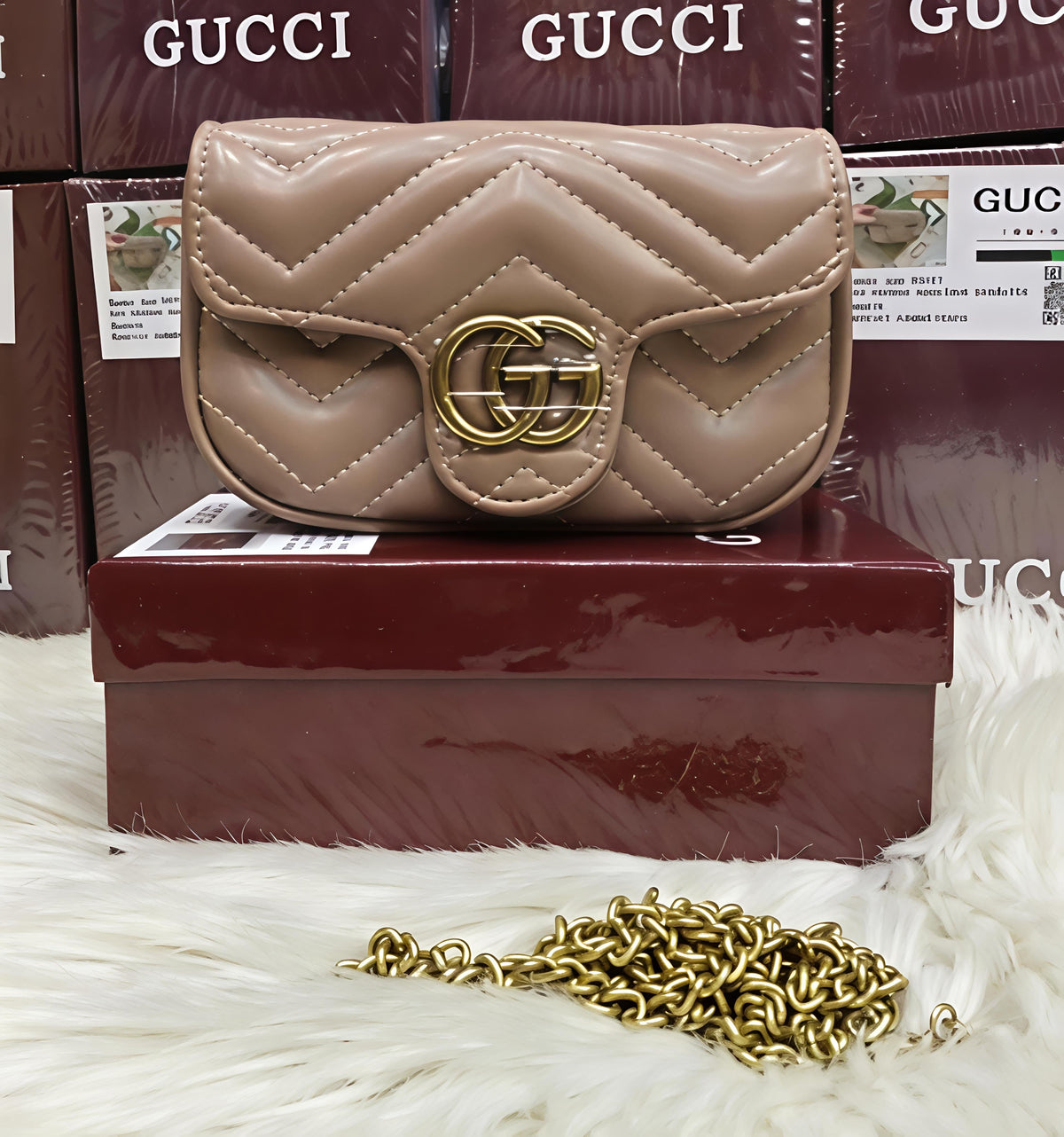 Gucci Mini Marmont Crossbody- Box Packing