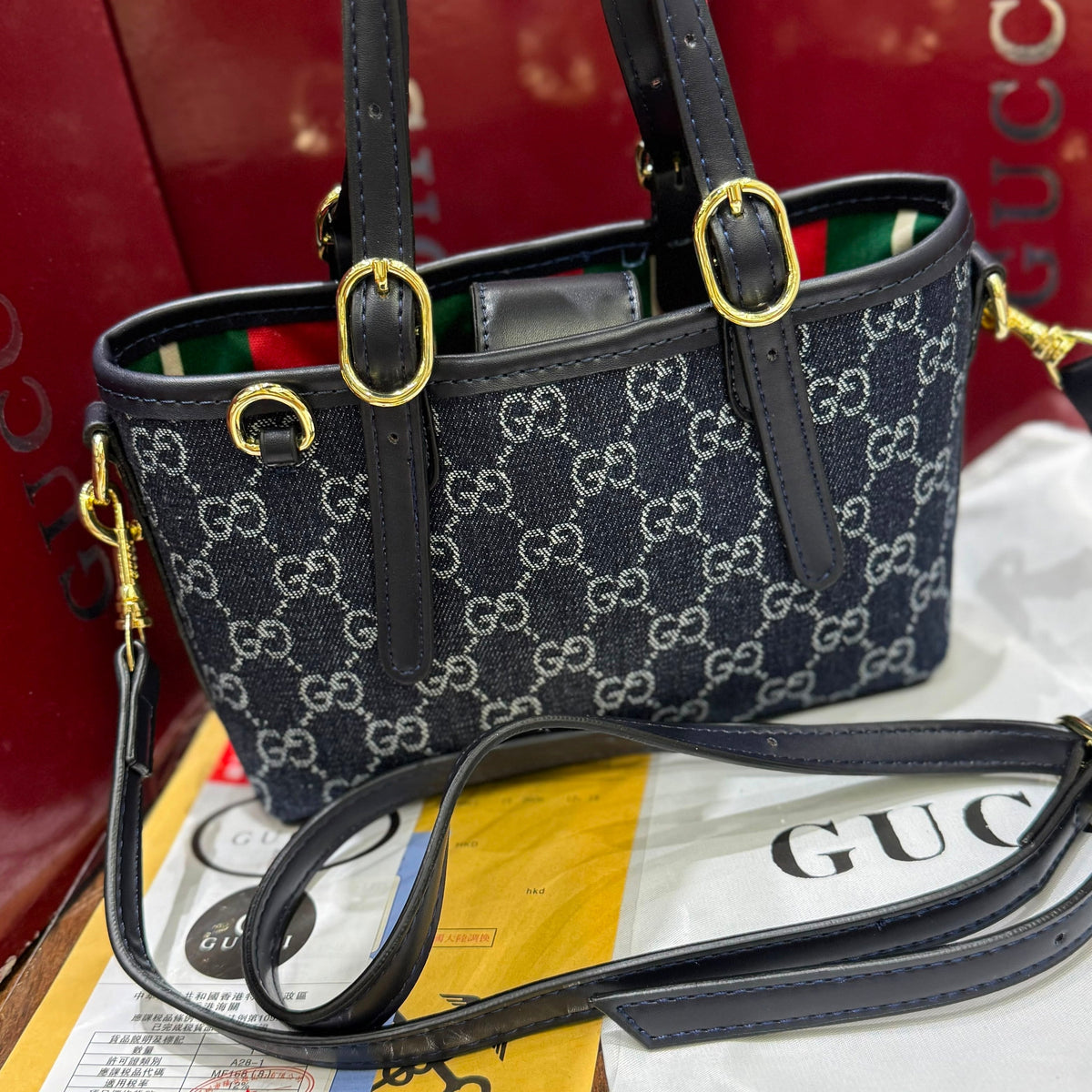 Gucci Emblem Mini Bag- Box Packing
