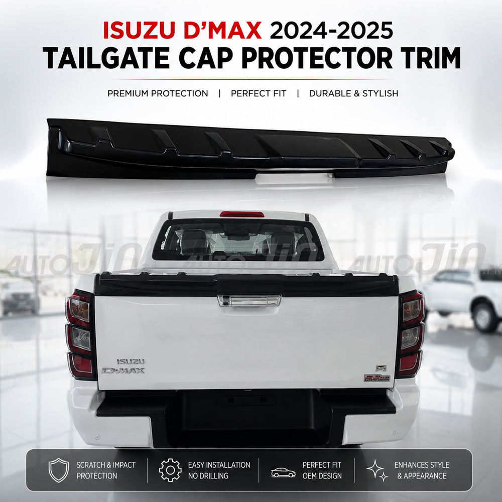 Isuzu D-Max 2024-2026 Tailgate Cap Protector Trim
