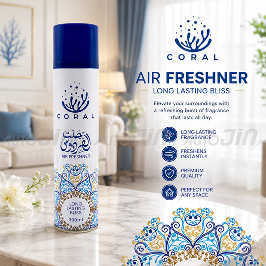 Coral Air Freshener Jannat ul Firdous- 300ML - Car, Room & Office