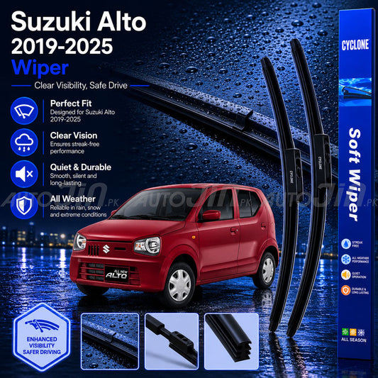 Cyclone Suzuki Alto 2019-2026 Wiper Balde Soft Windshield