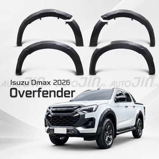 Isuzu D-Max 2024-2026 Matte Black Over Fender