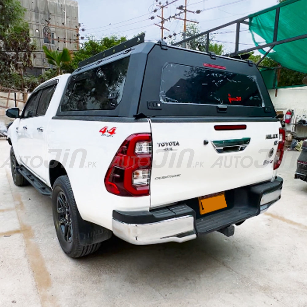 Toyota Hilux Revo Powerful Heavy Duty Steel Black Canopy