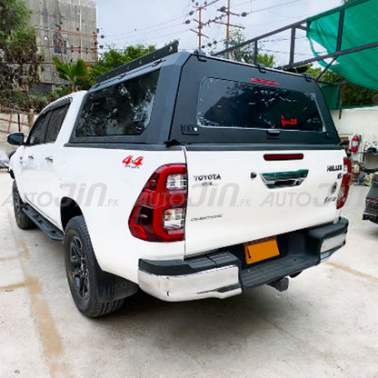 Toyota Hilux Revo Powerful Heavy Duty Steel Black Canopy