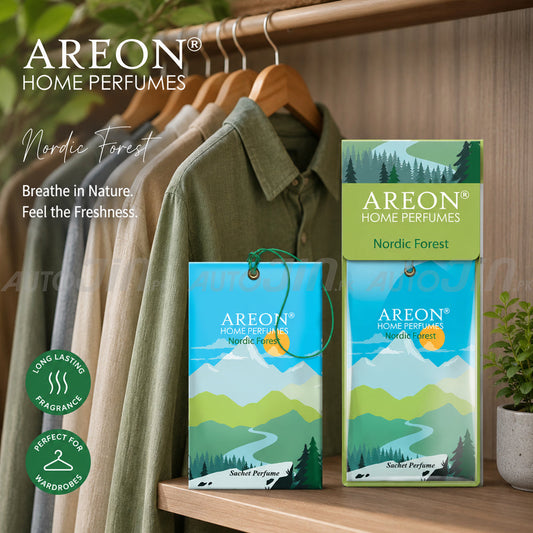Areon Sachet Wardrobe Hanging Perfume - Nordic Forest