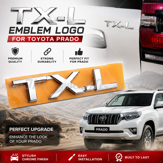 3D TX-L Logo Emblem For Toyota Prado