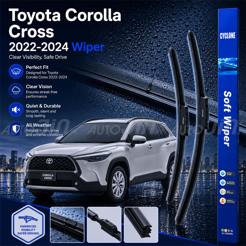 Cyclone Toyota Corolla Cross 2020-2026 Wiper Balde Soft Windshield